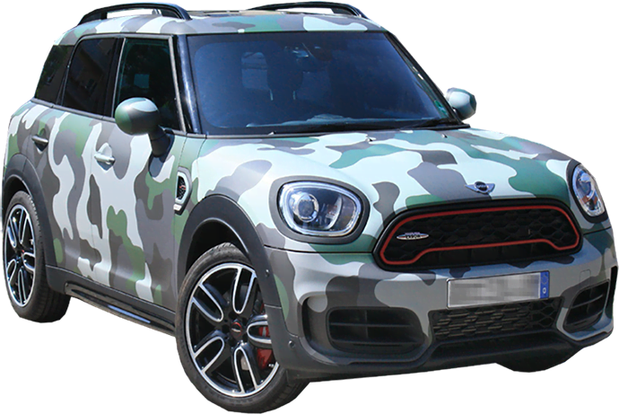 Mini Coopter Camouflage